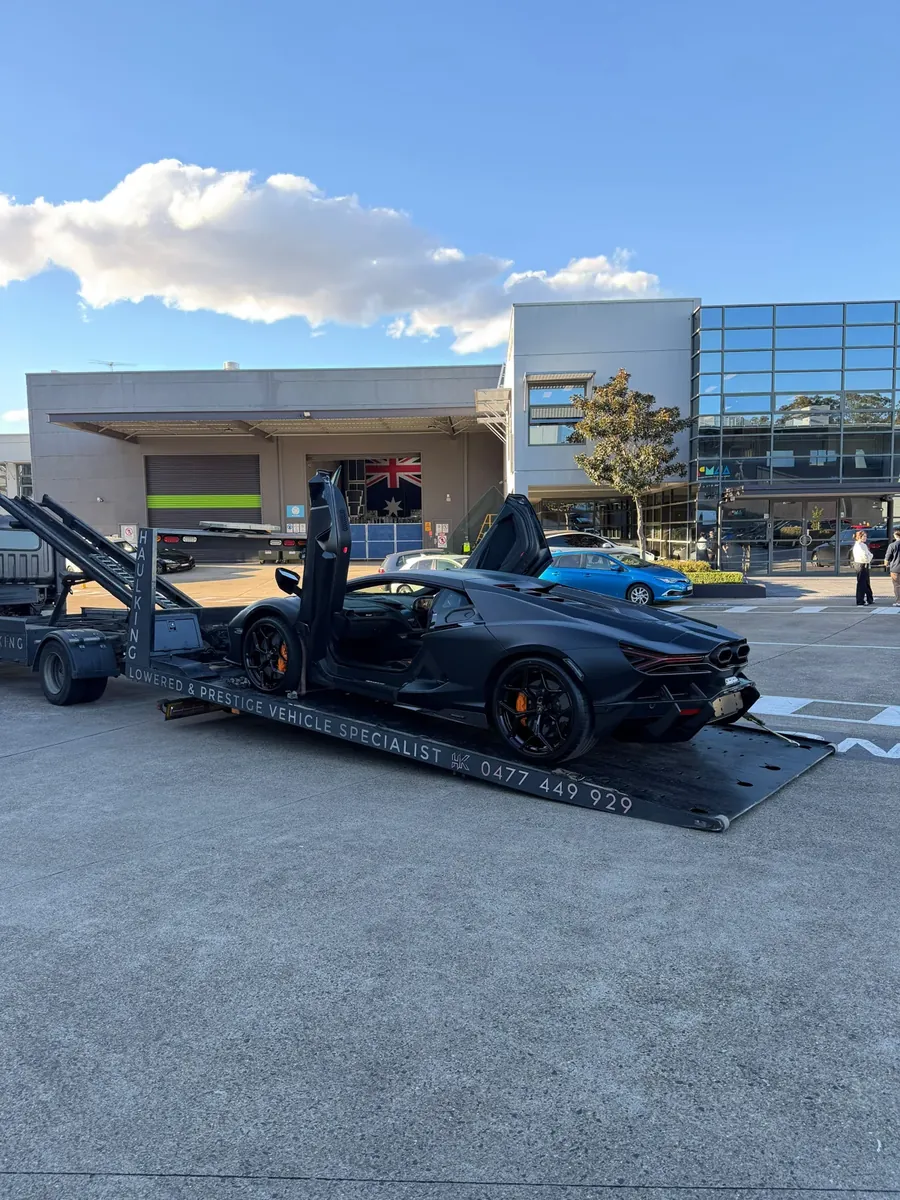 Black Lamborghini Revuelto from Cultura